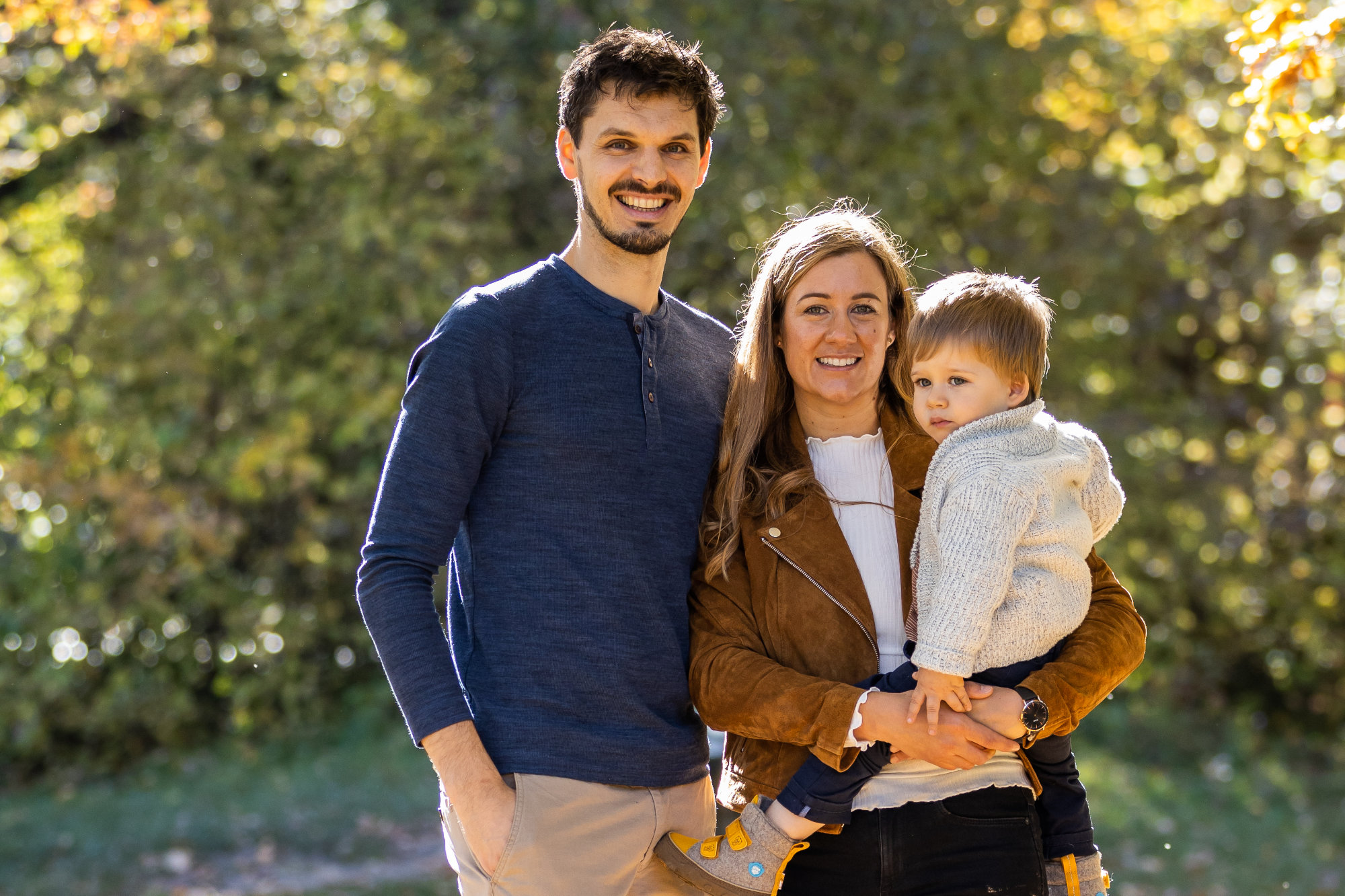 Sandra Zechner mit Familie Sandra Zechner mit Familie