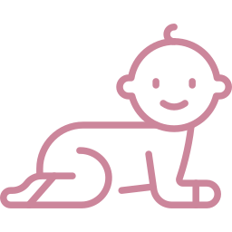 Motorische entwicklung bei Babys - Icon