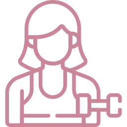 Sportliche Frau - Icon