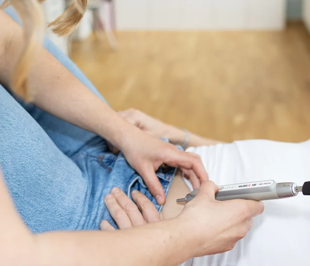 Lasertherapie nach Kaiserschnitt
